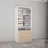 Шкаф MOBILDOR Dulap Smart-Home 1x0.56x2.0H m. cu polițe și sertare Alb/Anthracite
