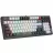 Gaming keyboard Bloody Gaming Wireless Keyboard Bloody WS98, Mechanical, BLMS Linear SW, 98-Keys, PBT Keycaps, Quiet Typing, RGB, Rechargeable, USB+BT+2.4Ghz, EN/RU, Grey
