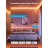 Indoor led strip GOVEE Light Strip  GOVEE RGBICW COB Strip Light Pro 3m, White, Smart Wi-Fi Light Strip, Wi-Fi + BT, Matter Compatible, Multicolor, Zonal Color Control, App, Shape Recognition, No Hub Required, Flexible Installation, AI Lighting Bot