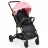 Carucior Moni Коляска Moni Colibri Pink
