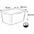 Container pentru jucari Keeeper Контейнер для игрушек Keeeper Peppa Pig Transparent (12236001) 15L
