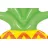 Salltea gonflabila de inot SunClub Матрас для плавания SunClub Giant Pineapple Mat (33063)