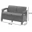 Mobila individuala KETER Набор садовой мебели Keter Corfu Rest Graphite (241725)