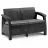 Mobila individuala KETER Набор садовой мебели Keter Corfu Rest Graphite (241725)