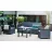 Mobila individuala KETER Набор садовой мебели Keter Elodie Set + Chicago Table Graphite/Gray (246150)