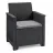 Mobila individuala KETER Набор садовой мебели Keter Elodie Set + Chicago Table Graphite/Gray (246150)