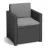 Mobila individuala KETER Набор садовой мебели Keter Monaco Set with Storage Table Graphite (216779)