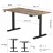 Masa de birou Sense7 Письменный стол Sense7 Nojo 140x70 Black Oak