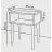 Noptiera Remaks Прикроватная тумба Remaks Retro Nightstand White