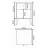 Noptiera Remaks Прикроватная тумба Remaks Zambak 1 C White/Atlantic Oak