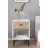 Noptiera Remaks Прикроватная тумба Remaks Zambak 1 C White/Atlantic Oak