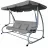Leagăn de grădină Gardenline Садовые качели GardenLine KRE9771 Grey