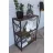 Etajera Remaks Стеллаж Remaks 3 Shelf Metal Walnut