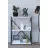 Etajera Remaks Стеллаж Remaks 3 Shelf Metal White