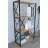 Etajera Remaks Стеллаж Remaks 4 Shelf Metal Oak