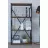 Etajera Remaks Стеллаж Remaks 4 Shelf Metal Walnut