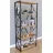 Etajera Remaks Стеллаж Remaks 5 Shelf Metal Oak