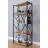 Etajera Remaks Стеллаж Remaks 5 Shelf Metal Oak