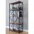 Etajera Remaks Стеллаж Remaks 5 Shelf Metal Walnut