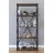 Etajera Remaks Стеллаж Remaks 5 Shelf Metal Walnut