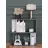 Etajera Remaks Стеллаж Remaks Asimetrik 2 Anthracite/White