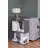 Etajera Remaks Стеллаж Remaks Asimetrik 2 Anthracite/White