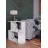 Etajera Remaks Стеллаж Remaks Asimetrik 2 White