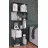 Etajera Remaks Стеллаж Remaks Asimetrik 5 Anthracite/White