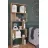 Etajera Remaks Стеллаж Remaks Asimetrik 5 Safir Oak