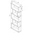Etajera Remaks Стеллаж Remaks Lilly 6 Shelf White