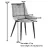 Scaun de gradina Xenos Стул Xenos James Grey