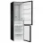 Frigider Hisense RB470N4EFC1, 361 l, No Froost, Multi Air Flow, Super Freeze, 200 cm, Inox Negru