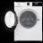 Masina de spalat rufe GORENJE WNHPI94A1PS, White/Black