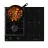 Plita incorporabila combinata MPM 60-IM-G22, Black