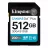 Card de memorie KINGSTON 512GB SD Class10 UHS-I U3 (V30)  Kingston Canvas Go! Plus G4, Read: up to 200MB/s, Write: up to 160MB/s, Ideal for DSLRs/Drones/Action cameras
