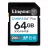 Карта памяти KINGSTON 64GB SD Class10 UHS-I U3 (V30)  Kingston Canvas Go! Plus G4, Read: up to 200MB/s, Write: up to 160MB/s, Ideal for DSLRs/Drones/Action cameras