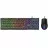 Игровая клавиатура GENIUS Gaming Keyboard & Mouse Genius Scorpion KM-GX6, Mech-Brane, FN keys, Spill resistant, up to 3200 dpi, 7 buttons, RGB, Black, EN/RU, USB