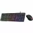 Игровая клавиатура GENIUS Gaming Keyboard & Mouse Genius Scorpion KM-GX6, Mech-Brane, FN keys, Spill resistant, up to 3200 dpi, 7 buttons, RGB, Black, EN/RU, USB