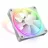 Вентилятор NZXT PC Case Fan NZXT F120 RGB DUO, 120x120x26mm, 8 LEDs, 29 dB, 48.58 CFM, 500-1800RPM, FDB, 4 Pin, White