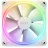 Вентилятор NZXT PC Case Fan NZXT F120 RGB DUO, 120x120x26mm, 8 LEDs, 29 dB, 48.58 CFM, 500-1800RPM, FDB, 4 Pin, White