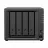 NAS Server SYNOLOGY SYNOLOGY  "DS425+", 4-bay, Intel Celeron 4-core 2-2.7GHz, 2Gb+1Slot, 1x1GbE, 1x2.5GbE,  2xM.2 NVMe