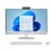 PC All-in-One HP All-in-One PC - 27" HP AiO 27-cr1029c 27" FHD Touch (Intel Core Ultra 7-155U, 16GB DDR5-5600MHz, 1TB M.2 PCIe NVMe SSD, Intel Graphics, HD Cam, WiFi6/BT, 2x USB 3.0 Gen1, 1x USB-C 3.0 Gen1, 2x USB 2.0, 1x HDMI, 1x LAN, Wireles KB and mouse, Win11, Sh
