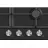 Plita incorporabila cu gaz Candy CHG6BF4WPBB, Black