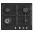 Plita incorporabila cu gaz Candy CHG6BF4WPBB, Black
