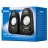Колонка SVEN SVEN 190 Black (USB),  2.0 / 2x3W RMS, USB power supply, Headphones and microphone inputs, Rotary volume control knob on the front panel