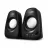 Колонка SVEN SVEN 190 Black (USB),  2.0 / 2x3W RMS, USB power supply, Headphones and microphone inputs, Rotary volume control knob on the front panel