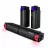 Саундбар SVEN SVEN Compact gaming soundbar SB-G1450 with Bluetooth and dynamic switchable lighting, black (RMS 10W, USB, display, RC, Optical), Split type design