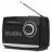 Колонка SVEN SVEN SRP-155 Black, Bluetooth, FM/AM/SW Radio, 3W RMS, built-in audio files player from USB-fash, microSD card storage devices, telescopic swivel antenna, built-in battery 1200mAh, Embedded flashlight