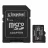 Card de memorie KINGSTON 64GB microSD Class10 A1 UHS-I U1 (V10) + SD adapter  Kingston Canvas Select Plus, Up to: 100MB/s, Optimized for use with Android devices, Enhanced Android A1 Performance Class