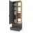 Шкаф Nex Home A001R, Dulap cu usi batante Nex Home A001R, 800x420x2300 mm, PAL Anthracite/Oak Artisan